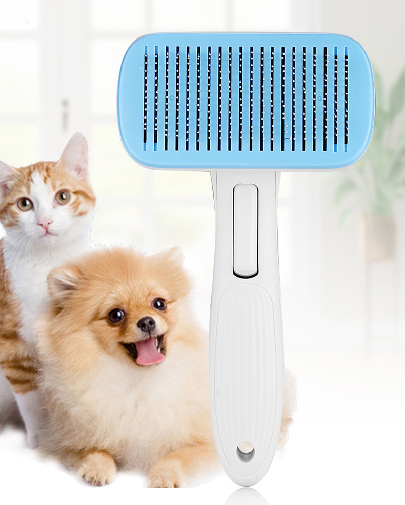 Cat Dog Square Massage Hair Removal Brush