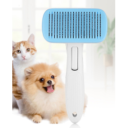 Cat Dog Self Cleaning Hair Removal Brush Square Massage Pet Hair Removal Brush