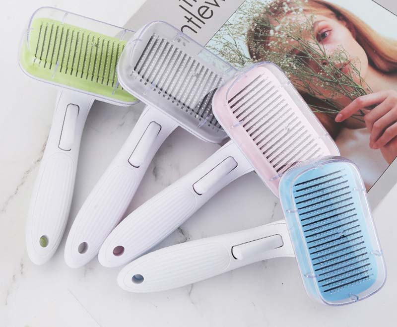 Cat Dog Square Massage Hair Removal Brush