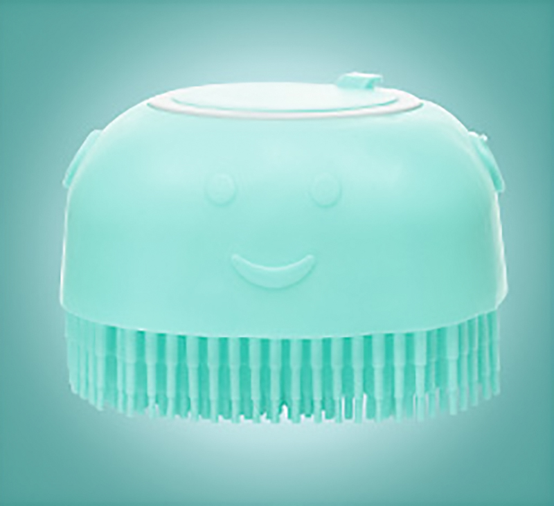 Cat Dog Square Silicone Bath Brush