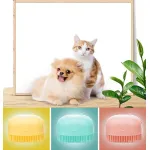 Cat Dog Square Silicone Bath Brush
