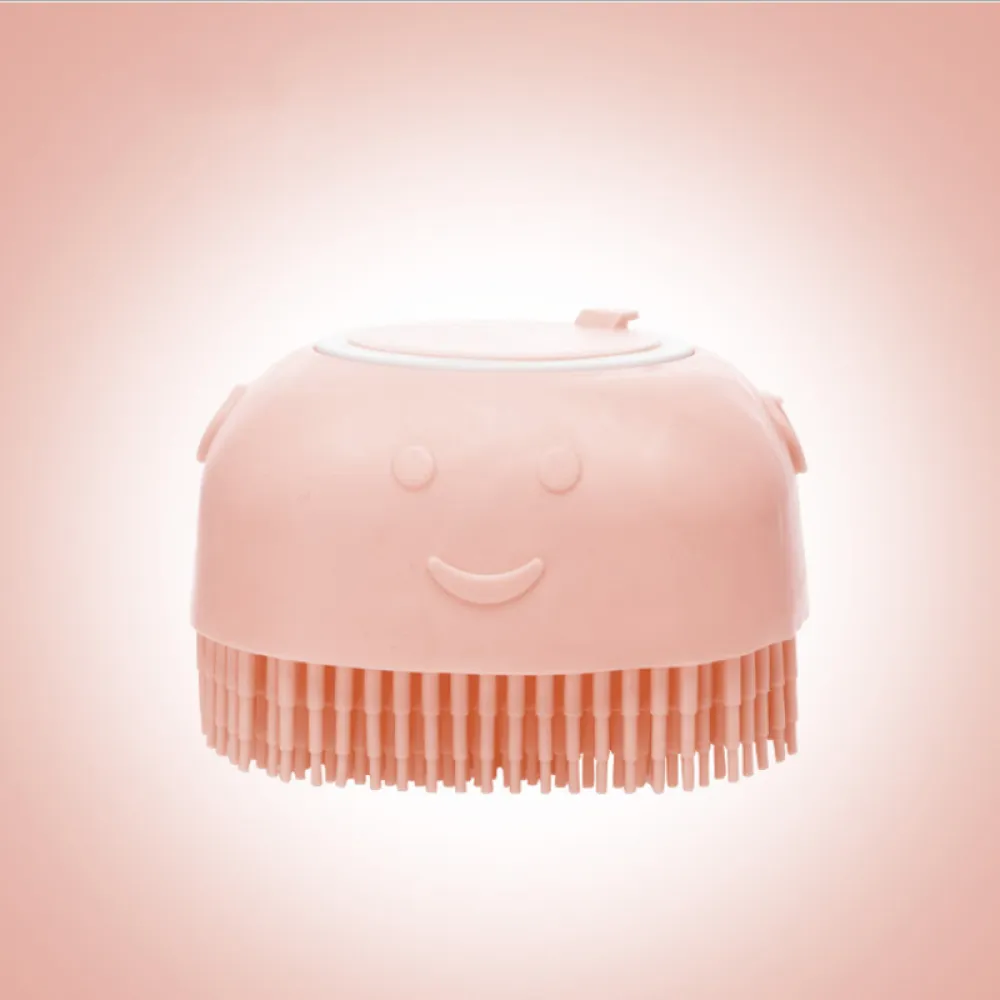 Cat Dog Square Silicone Bath Brush