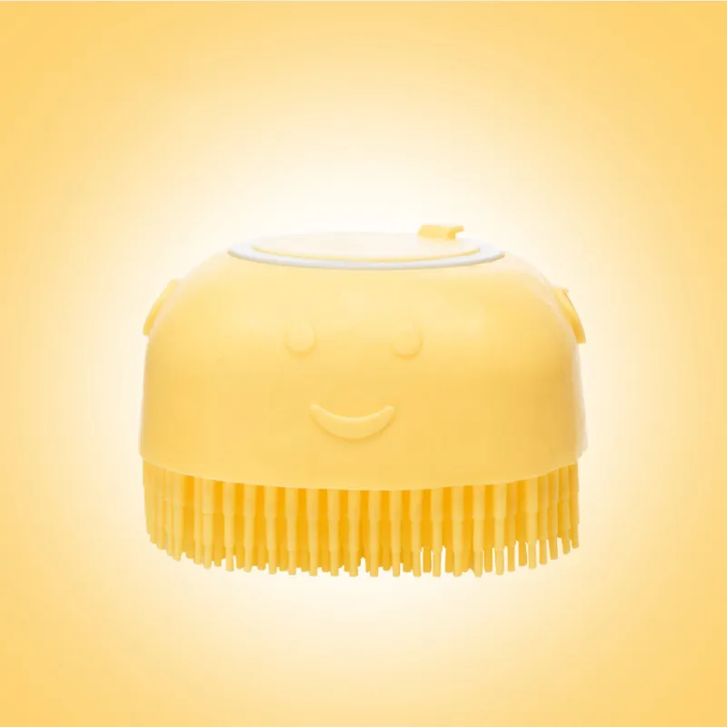 Cat Dog Square Silicone Bath Brush