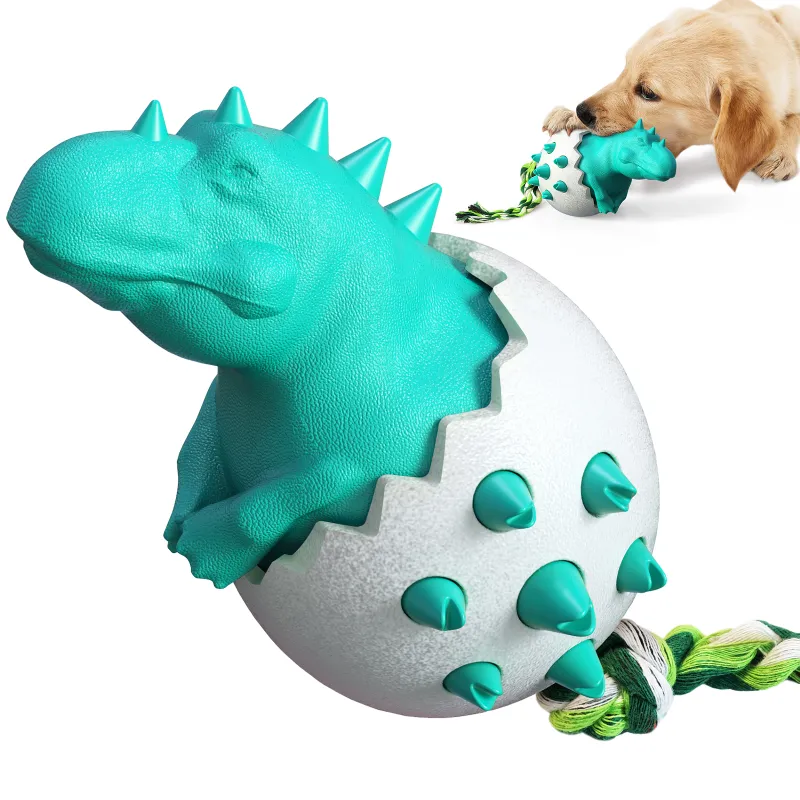 Dog Chew Toy Rubber Dinosaur Eggs00