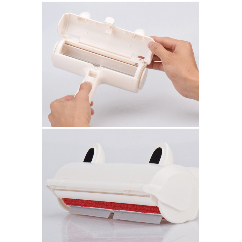 Dog Rotary Roller Hair Remover Sticky Brush