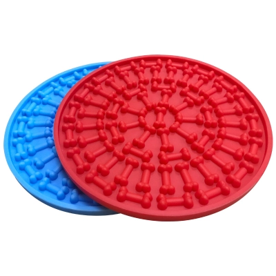 Slow Dog Feeding Bowl Pet Feeding Pad Silicone Feeding Bowl 01