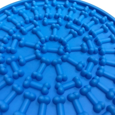 Slow Dog Feeding Bowl Pet Feeding Pad Silicone Feeding Bowl 02