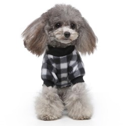 Dog Pajamas Dog Homewear Cotton Dog Clothes Stay Warm And Comfortable Classic Plaid Style