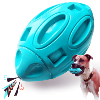 Dog Chew Toys Sounding Toy Rubber Puppy Chew Ball With Squeaker Durable Pet Toy Chewers