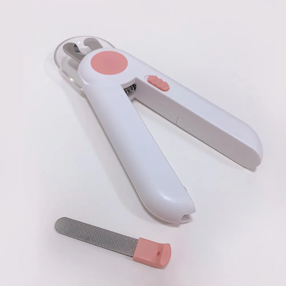 Cat Dog Led Light Nail Clipper With Safety Guard