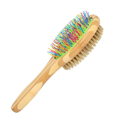 Professional 2-in-1 Dog Grooming Massages Brush 01
