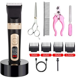 Cat Dog Hair Clippers Cat Dog Hair Trimmer Pet Electric Hair Clipper Quick Charge Cordless Hair Clippers