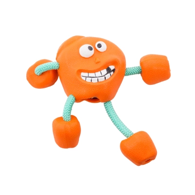 Dog Molar Sounding Toy Rubber Apple 01