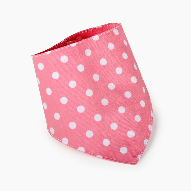 Cat Triangle Towel Fashionable And Cute Pure Cotton Saliva Towel Buttons Are Flexible To Adjust The Size