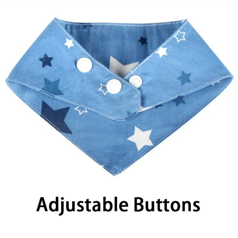 Cat Triangle Towel Fashionable And Cute Pure Cotton Saliva Towel Buttons Are Flexible To Adjust The Size