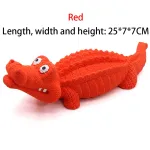 Rubber Alligator Dog Chew Toy