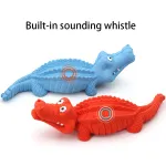 Rubber Alligator Dog Chew Toy