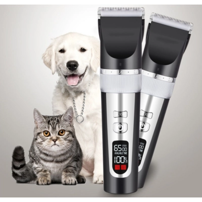 Rechargeable Cat Dog Electric Hair Clipper with LCD Screen 02