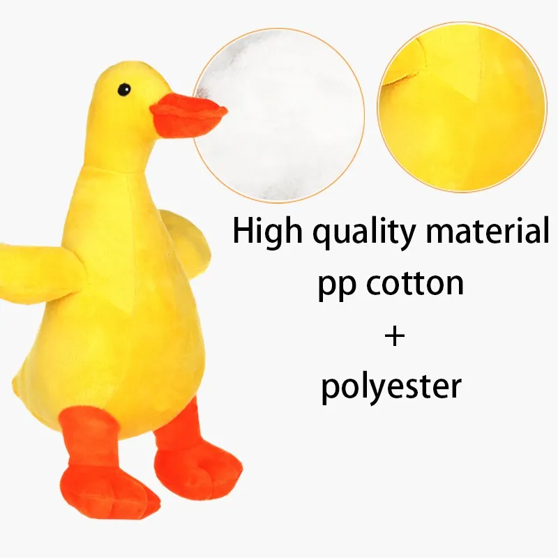 Dog interactive toy duck