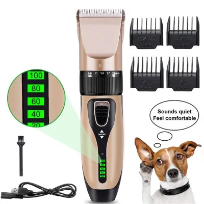 USB Rechargeable Cat Dog Electric Hair Clipper 01
