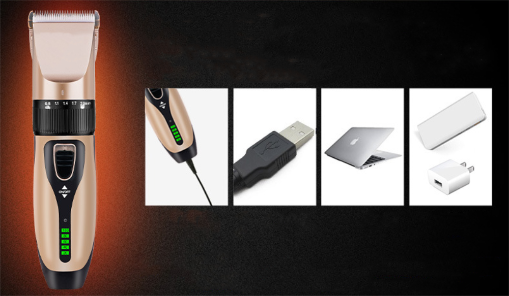 USB Rechargeable Cat Dog Electric Hair Clipper