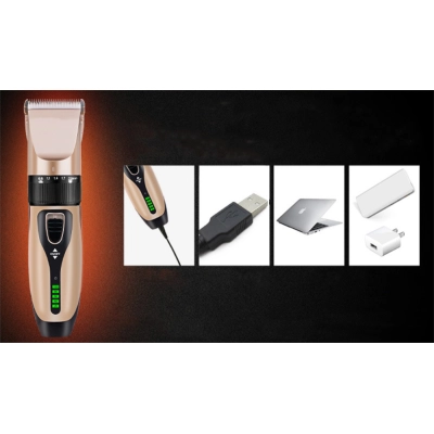 USB Rechargeable Cat Dog Electric Hair Clipper 02