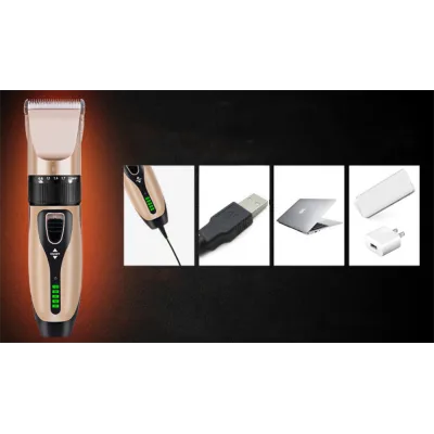 USB Rechargeable Cat Dog Electric Hair Clipper 02