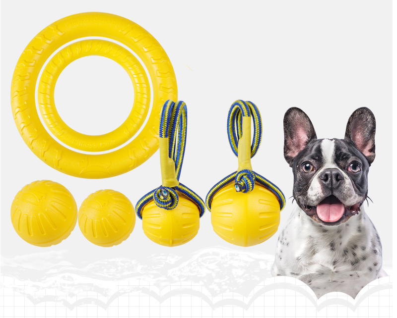 Dog Chew Toys Rubber Ball and Ring