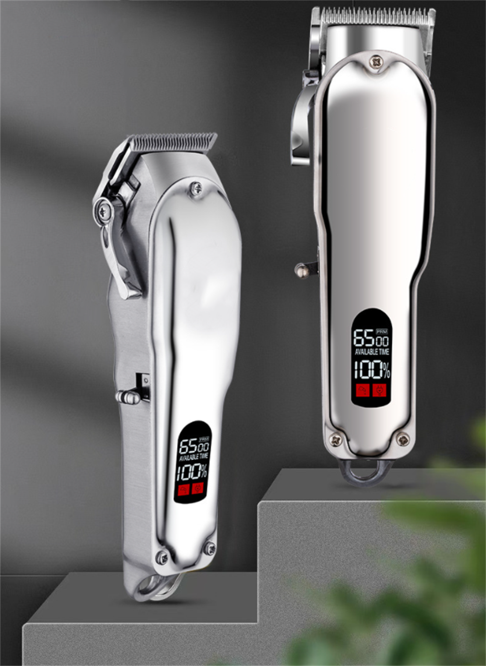 Cordless Electric Metal Cat Dog Hair Trimmer