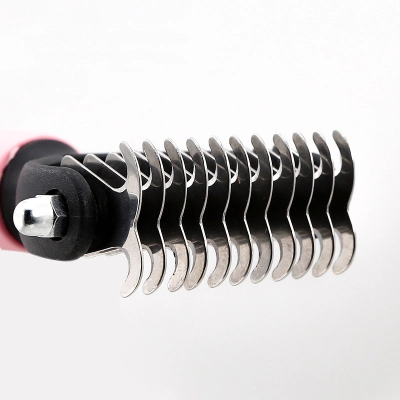 Dog Stainless Steel Double-sided Rake Brush 02