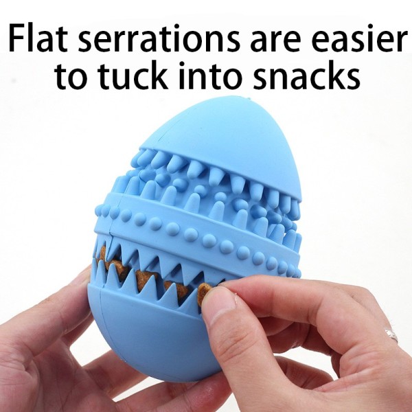 Dog Sounding Toy Dinosaur Egg-shaped Chewing Toy Bite-resistant Slow-food Toy