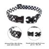 QQPETS Adjustable Soft Dog Collar Lattice Planet Bones Etc Style Printing Trendy And Fashionable Dog Collar