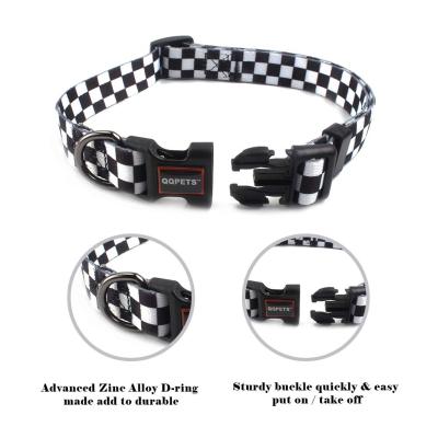QQPETS Printing Trendy Adjustable Dog Collar 02
