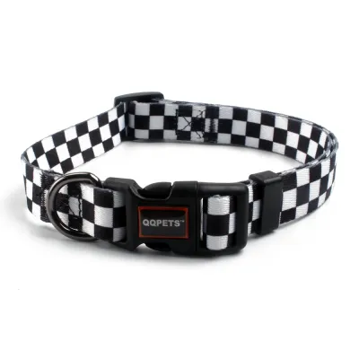 QQPETS Printing Trendy Adjustable Dog Collar 01