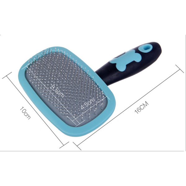 Cat Dog Pet Cleaning Brush 360° Rotating Massage Comb Stainless Steel Grooming Brush