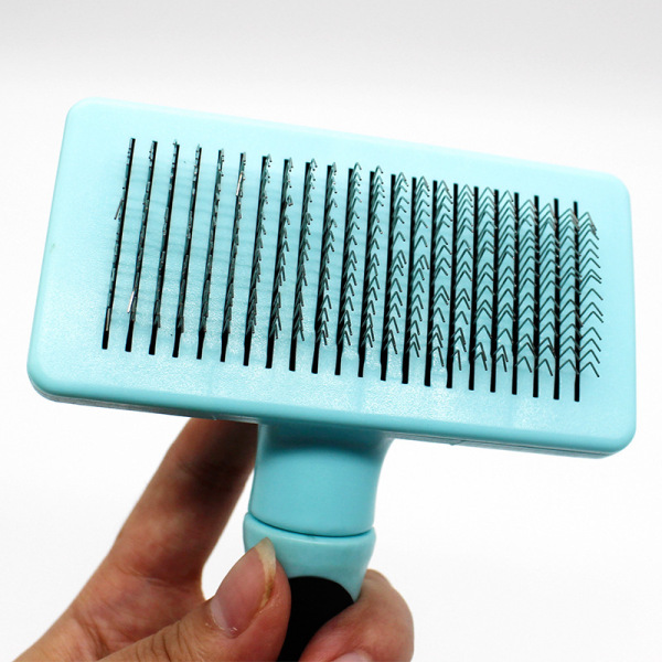 Cat Dog Self Cleaning Hair Removal Brush Fluffy Square Brush Massage Grooming Brush