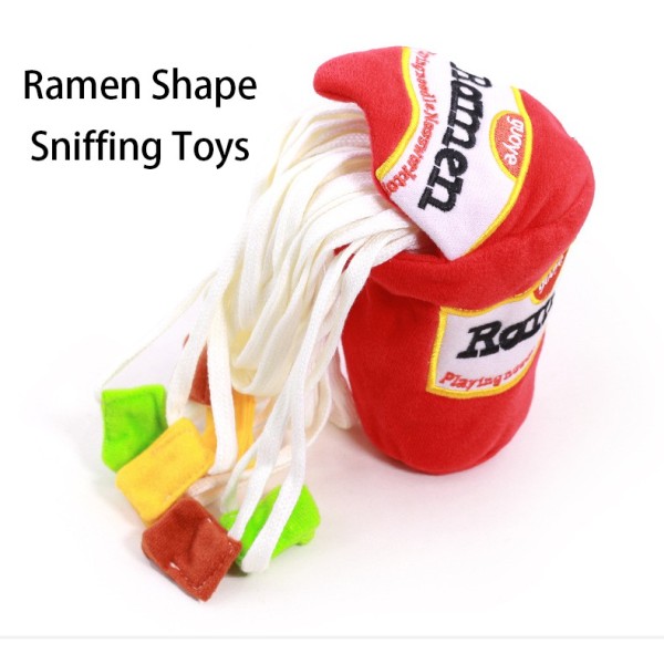 Dog Chew Toys Dog Sniffing Toy Ramen Noodle Cup Training Encourages Natural Foraging Skills For Dogs