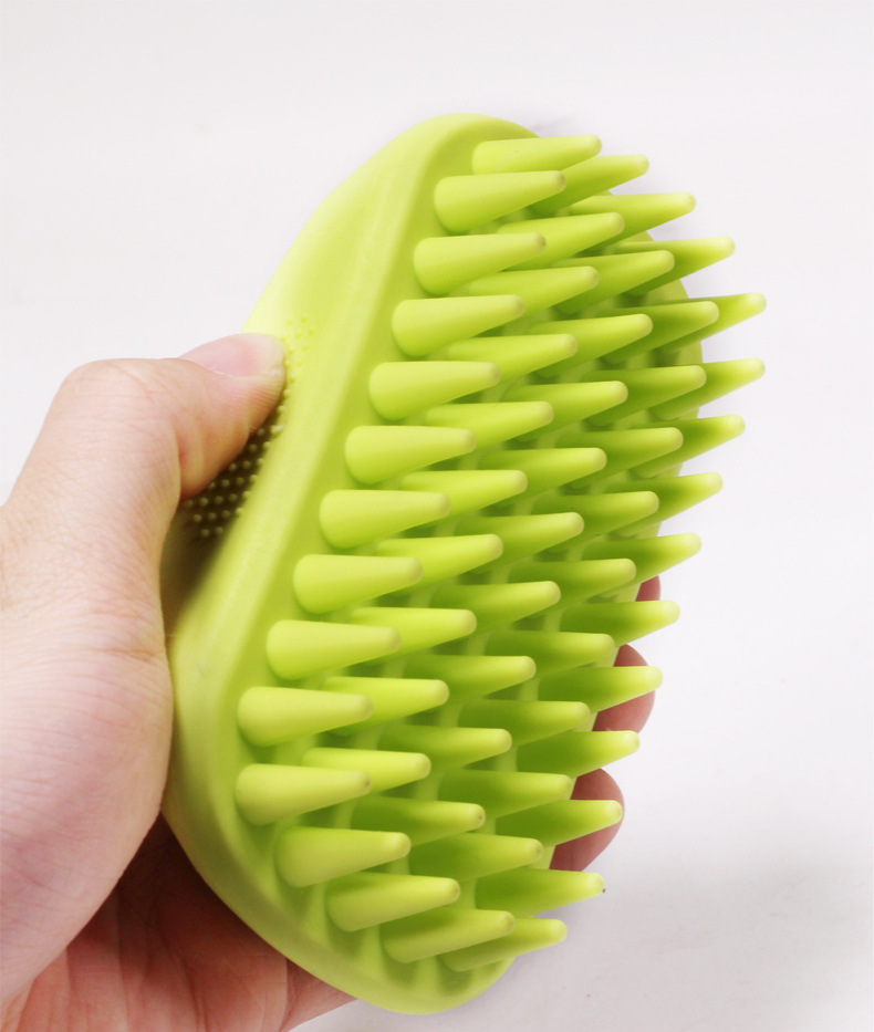 Cat Dog Square Silicone Massage Brush