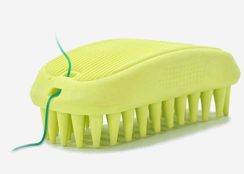 Cat Dog Square Silicone Massage Brush