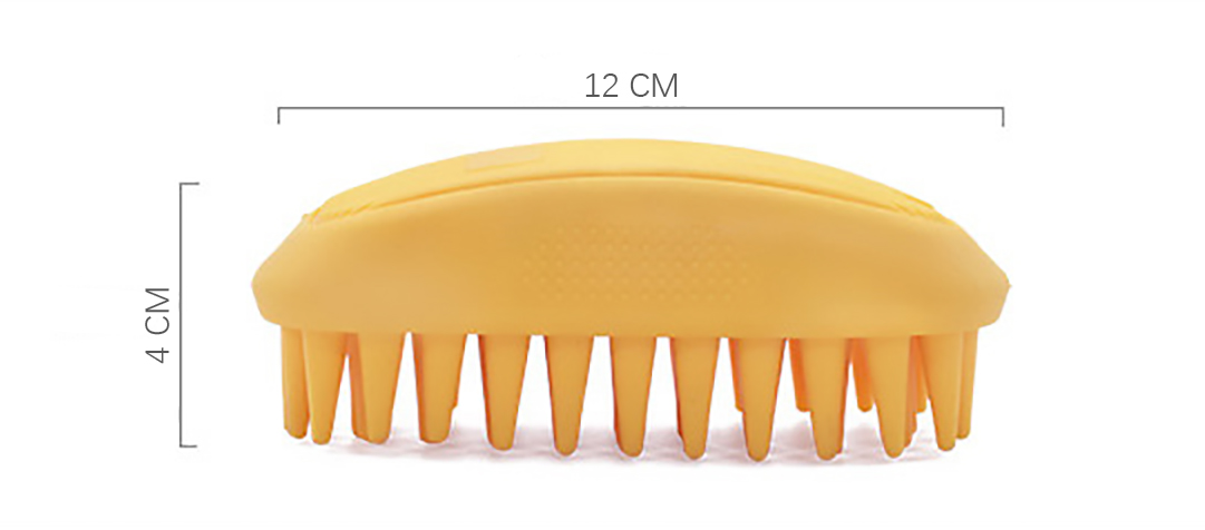 Cat Dog Square Silicone Massage Brush