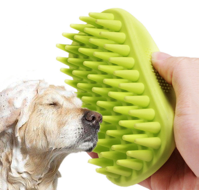 Cat Dog Square Silicone Massage Brush