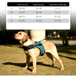Dog Harness With Led Light Reflective Strip