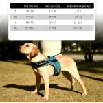 Dog Harness With Led Light Reflective Strip