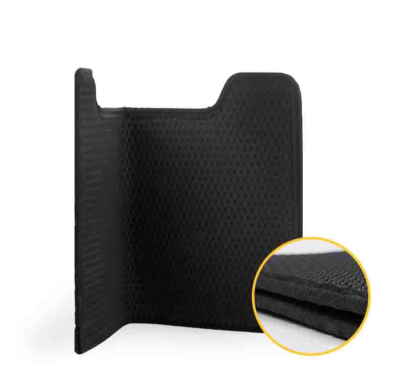 Cat Litter Pad EVA Double Layer Design Washable Cat Litter Pad Foldable U-Shaped Cat Toilet