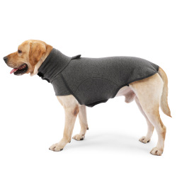 Dog T-shirt & Hoodie Pet Clothes High Elastic Warm Breathable Solid Color Pet Dog Outdoor Sports Sweater Clothing