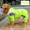 Dog Rain Gear Raincoat Poncho Waterproof 3 piece Suit Pet Clothes Dog Safety Raincoat
