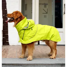 Dog Raincoat With Reflective Strips05