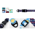 Dog Collar Leash Set With Adjustable Pet Collar And Strangle Resistant P Leash