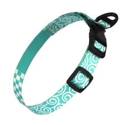 Dog Collar Leash Set With Adjustable Pet Collar And Strangle Resistant P Leash 02