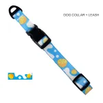 Dog Collar Leash Set With Adjustable Pet Collar And Strangle Resistant P Leash